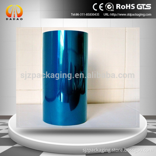 China Silicone Coated 50 Micron Blue Pet Release Film